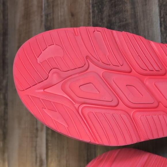 Hoka Ora Recovery Slide 3 Bellwhether Blue - Red Alert Size 12.0 - Picture 10 of 10